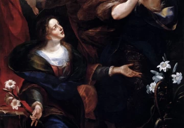 Apreiškimas Švč. Mergelei Marijai. Giulio Cesare Procaccini, apie 1620.