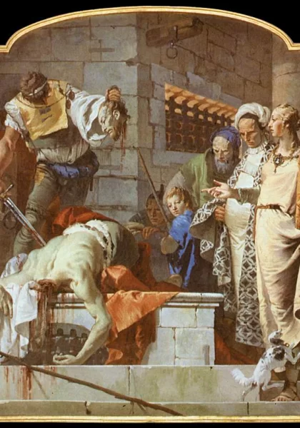 Šv. Jono Krikštytojo nukirsdinimas. Giovanni Battista Tiepolo, 1732-33. Šv. Jono Krikštytojo nukirsdinimas. Giovanni Battista Tiepolo, 1732-33.