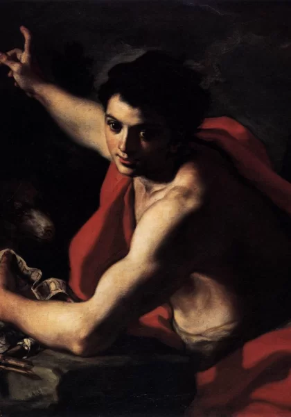 Šv. Jonas Krikštytojas. Francesco Solimena, 1725-30. Šv. Jonas Krikštytojas. Francesco Solimena, 1725-30.