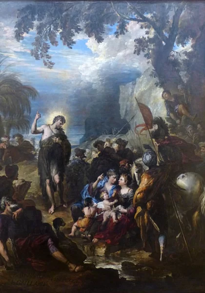 Šv. Jonas Krikštytojas pamokslauja. Joseph Parrocel, 1694. Šv. Jonas Krikštytojas pamokslauja. Joseph Parrocel, 1694.