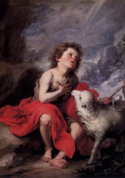 Šv. Jonas Krikštytojas berniukas. Bartolomé Esteban Murillo, apie 1665. Šv. Jonas Krikštytojas berniukas. Bartolomé Esteban Murillo, apie 1665.