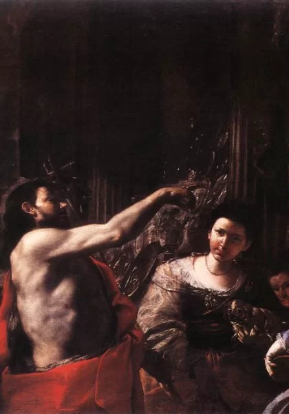 Šv. Jonas Krikštytojas prieš Erodą. Mattia Preti, apie 1665. Šv. Jonas Krikštytojas prieš Erodą. Mattia Preti, apie 1665.