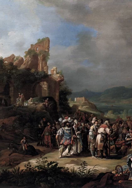 Šv. Jonas Krikštytojas pamokslauja. Bartholomeus Breenbergh, 1634. Šv. Jonas Krikštytojas pamokslauja. Bartholomeus Breenbergh, 1634.