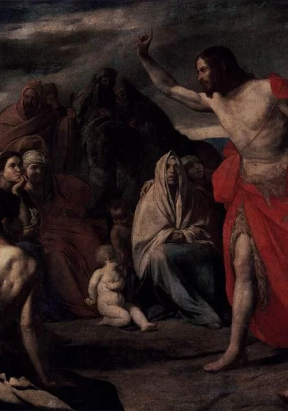 Šv. Jonas Krikštytojas pamokslauja dykumoje. Massimo Stanzione, apie 1634. Šv. Jonas Krikštytojas pamokslauja dykumoje. Massimo Stanzione, apie 1634.