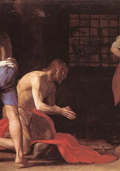 Šv. Jono Krikštytojo nukirsdinimas. Massimo Stanzione, apie 1634. Šv. Jono Krikštytojo nukirsdinimas. Massimo Stanzione, apie 1634.