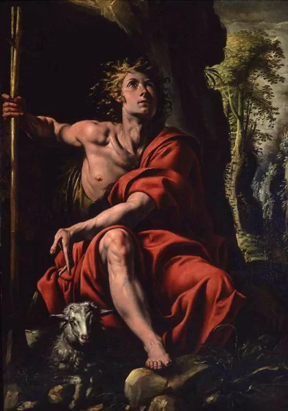 Šv. Jonas Krikštytojas dykumoje. Tanzio da Varallo, 1627-28. Šv. Jonas Krikštytojas dykumoje. Tanzio da Varallo, 1627-28.