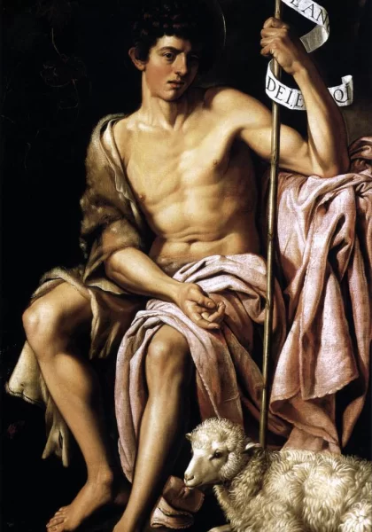 Šv. Jonas Krikštytojas. Bartolomé González Y Serrano, 1621. Šv. Jonas Krikštytojas. Bartolomé González Y Serrano, 1621.