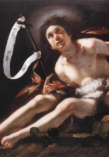 Šv. Jonas Krikštytojas. Bernardo Strozzi, 1615-20. Šv. Jonas Krikštytojas. Bernardo Strozzi, 1615-20.