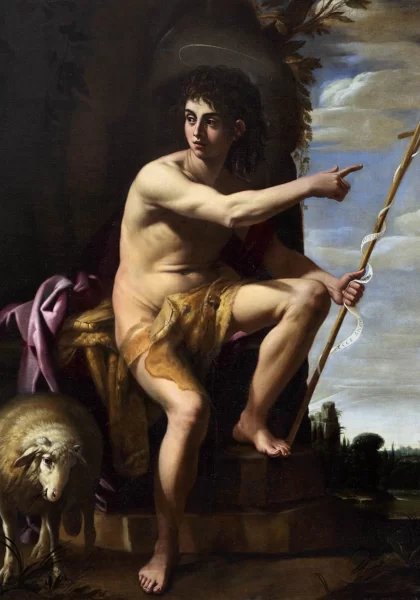 Šv. Jonas Krikštytojas dykumoje. Giovanni Baglione, 1610. Šv. Jonas Krikštytojas dykumoje. Giovanni Baglione, 1610.