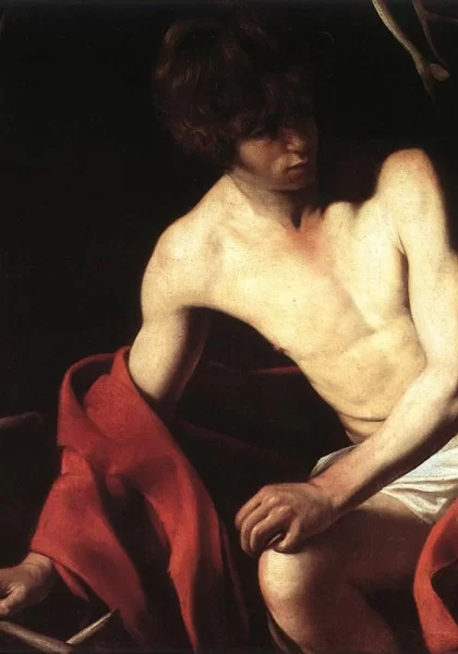Šv. Jonas Krikštytojas. Caravaggio, 1603-04. Šv. Jonas Krikštytojas. Caravaggio, 1603-04.