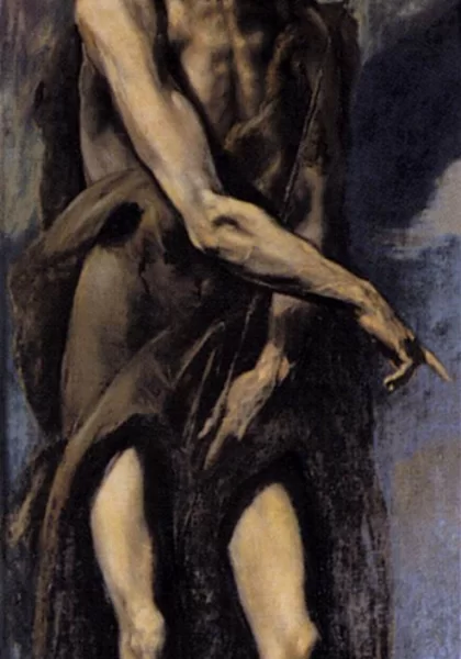 Šv. Jonas Krikštytojas. El Greco, 1577-79. Šv. Jonas Krikštytojas. El Greco, 1577-79.