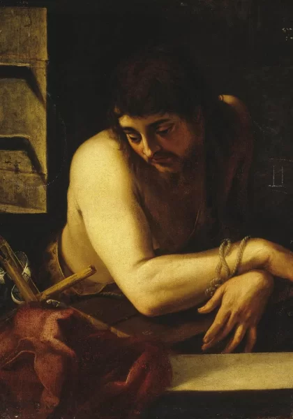 Šv. Jonas Krikštytojas dykumoje. Juan Fernández de Navarrete, 1565-70. Šv. Jonas Krikštytojas dykumoje. Juan Fernández de Navarrete, 1565-70.
