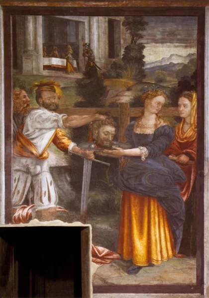 Scenos iš šv. Jono Krikštytojo gyvenimo. Giuseppe Arcimboldo, 1545. Scenos iš šv. Jono Krikštytojo gyvenimo. Giuseppe Arcimboldo, 1545.