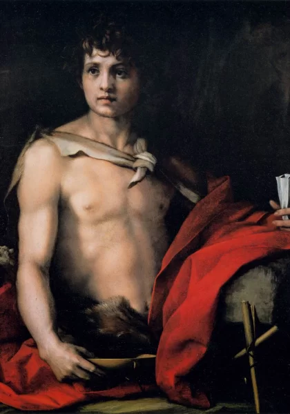 Šv. Jonas Krikštytojas. Andrea del Sarto, apie 1523. Šv. Jonas Krikštytojas. Andrea del Sarto, apie 1523.