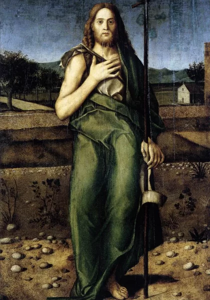 Šv. Jonas Krikštytojas. Girolamo da Santacroce, 1500. Šv. Jonas Krikštytojas. Girolamo da Santacroce, 1500.