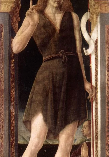 Šv. Jonas Krikštytojas. Angelo d'Antonio Giovanni, apie 1455. Šv. Jonas Krikštytojas. Angelo d'Antonio Giovanni, apie 1455.