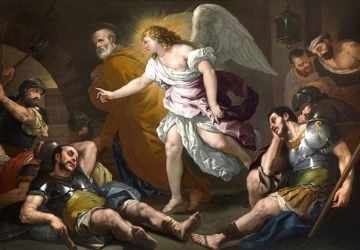 Šv. Petro išlaisvinimas. Luca Giordano, 1661-62.