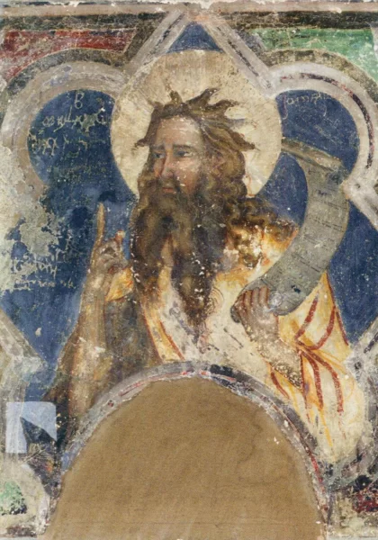 Šv. Jonas Krikštytojas. Nežinomas italų meistras, apie 1350. Šv. Jonas Krikštytojas. Nežinomas italų meistras, apie 1350.
