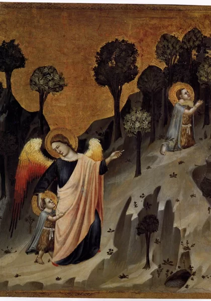 Scenos iš šv. Jono Krikštytojo gyvenimo. Šv. Jono Krikštytojo gyvenimo scenų meistras, 1330. Scenos iš šv. Jono Krikštytojo gyvenimo. Šv. Jono Krikštytojo gyvenimo scenų meistras, 1330.