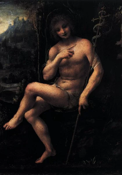Šv. Jonas Krikštytojas dykumoje. Bernardino Lanino. Šv. Jonas Krikštytojas dykumoje. Bernardino Lanino.