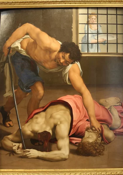 Šv. Jono Krikštytojo nukirsdinimas. Daniele da Volterra. Šv. Jono Krikštytojo nukirsdinimas. Daniele da Volterra.