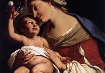 Mergelė ir kūdikėlis. Elisabetta Sirani, 1663.