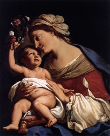 Mergelė ir kūdikėlis. Elisabetta Sirani, 1663.