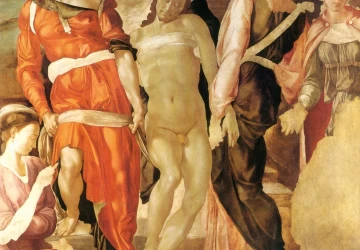 Kristaus laidojimas. Buonarroti Michelangelo, apie 1510.