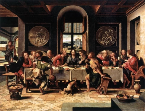 Paskutinė vakarienė. Van Aelst Pieter Coecke, 1531.