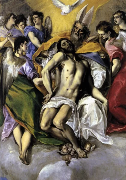 Švenčiausioji Trejybė. El Greco, 1577.