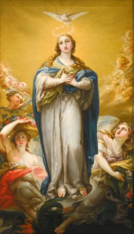Nekaltojo Prasidėjimo Mergelė. Vicente López Y Portaña, 1795-1800.