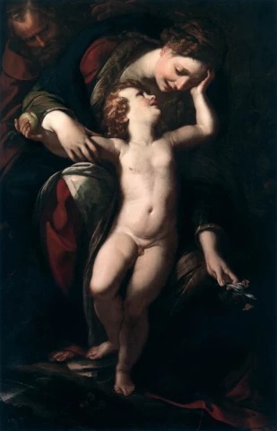 Šventoji šeima. Giulio Cesare Procaccini, 1618-20.