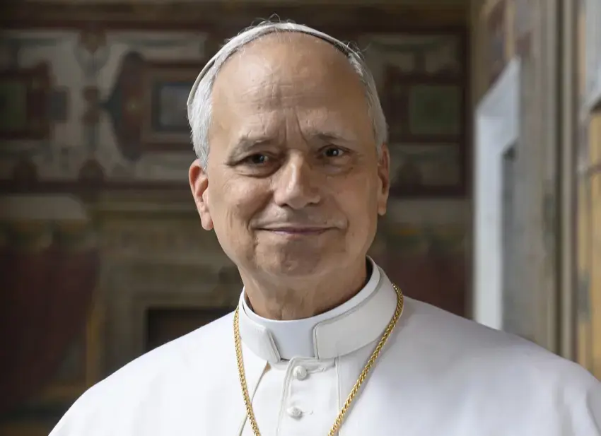 Oficiali popie\u017eiaus Leono XIV nuotrauka. Vatican Media