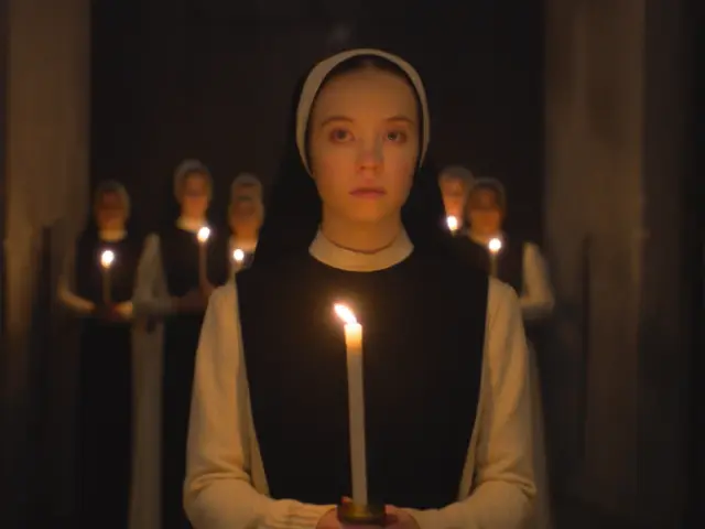 Sydney Sweeney filme \u201eImmaculate\u201c (News photo\/Neon nuotr.)