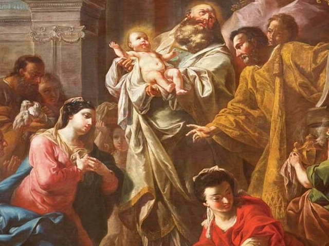 Švč. Mergelės Marijos Apsivalymas: Kristaus šviesa ir kryžiaus šešėlis