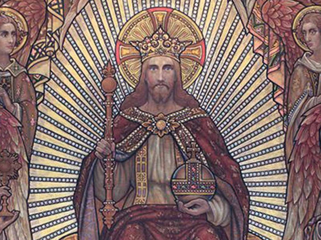 Kristus Karalius (triptiko dalis, Šv. Jokūbo bažnyčia, Sent Luisas, Misūris)