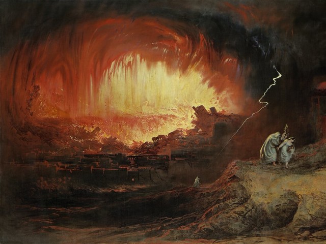 John Martin, Sodomos ir Gomoros sunaikinimas (1852)