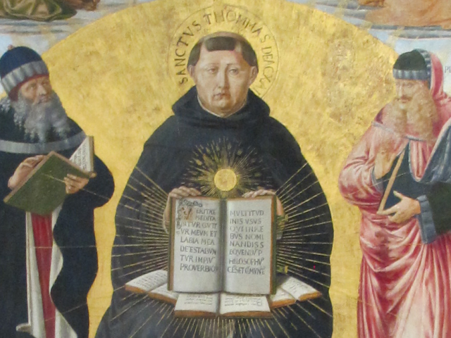 Šventas Tomas Akvinietis. Benozzo Gozzoli, 1470-1475 m.