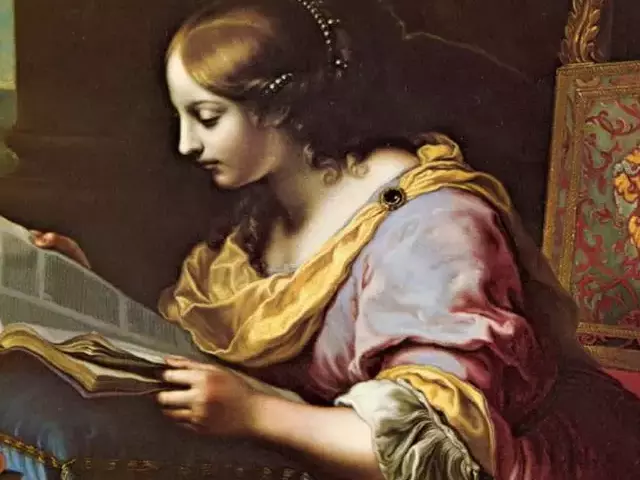 Carlo Dolci (1616\u20131686). \u201e\u0160v. Kotryna skaito\u201c